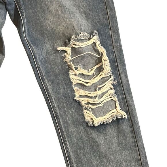 AFRM distressed denim jeans button fly 31 - Picture 5 of 7